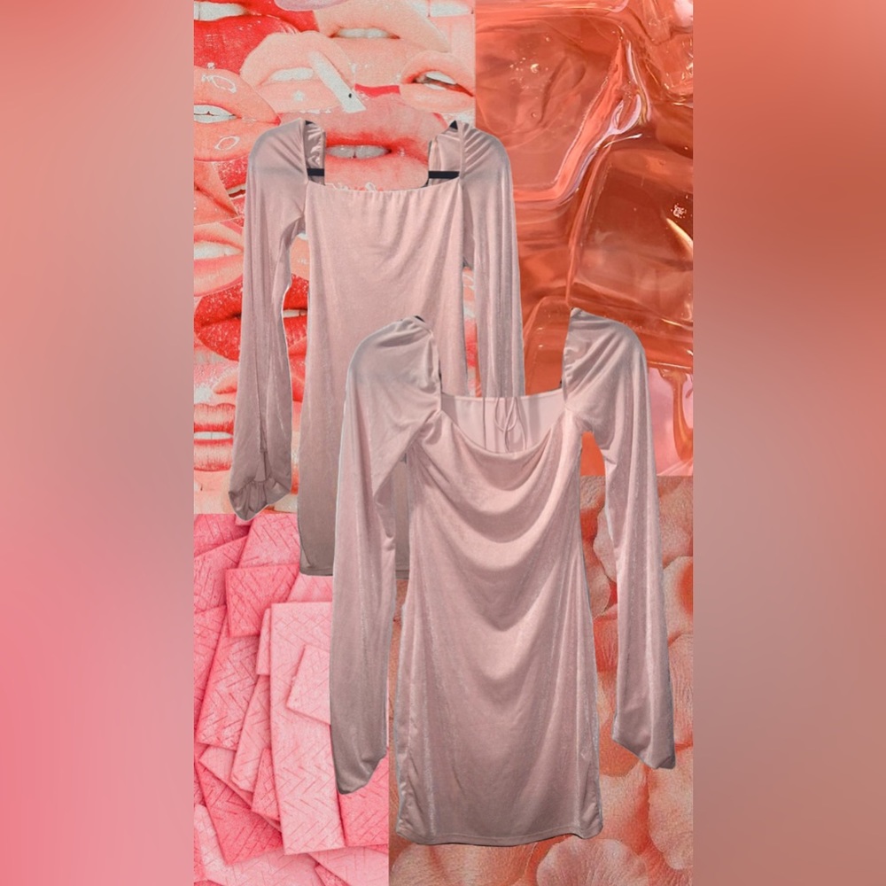 SALMON PINK LOOSE OPEN SLEEVES: SMALL - LUCY IN THE SKY